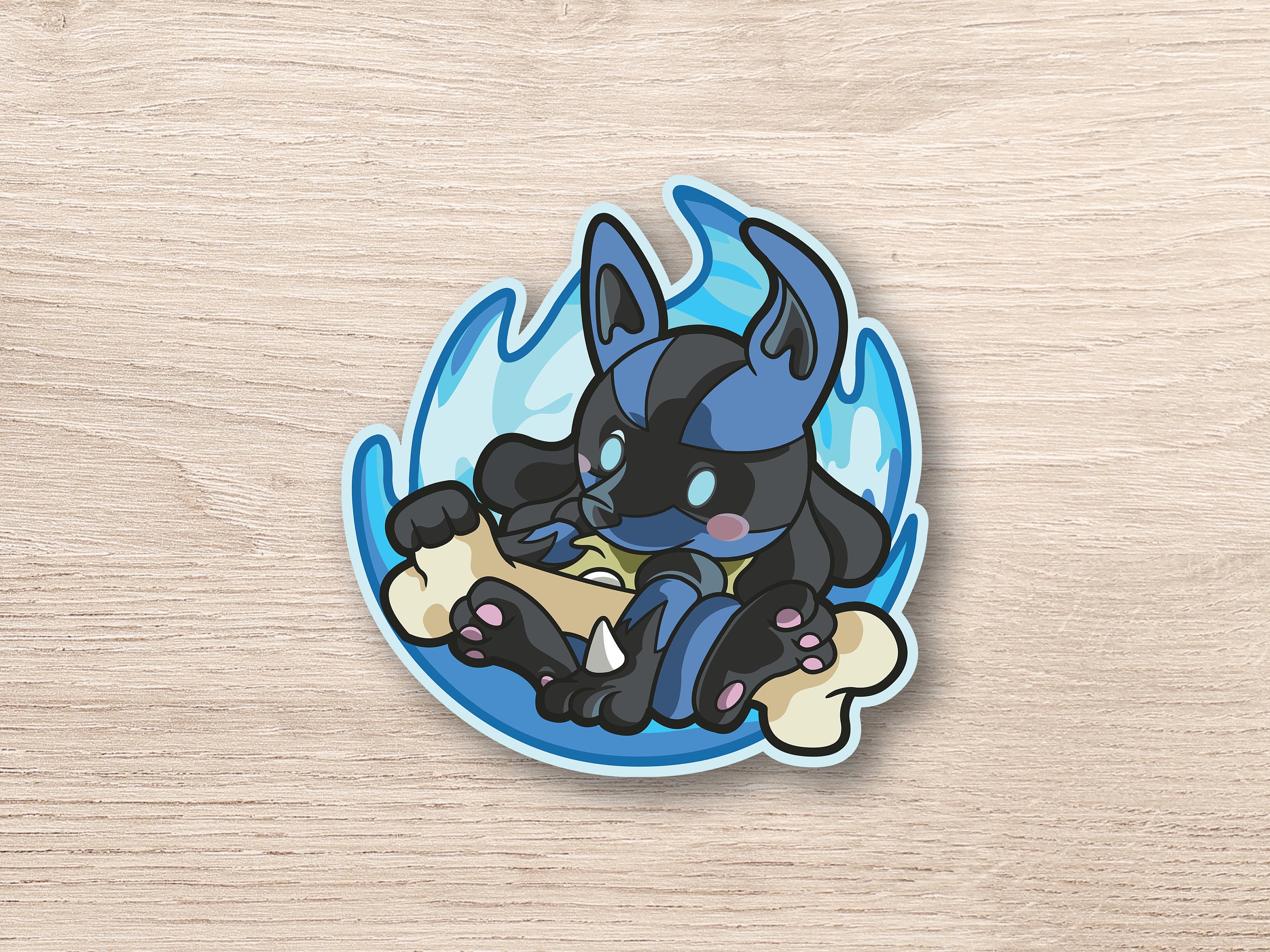 Shiny Mega Lucario Vinyl Sticker