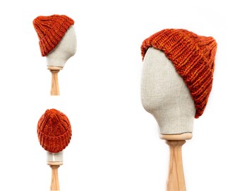 Chunky Knit Hat , Chunky Wool Beanie ,  Wool Hats , Knit Hats