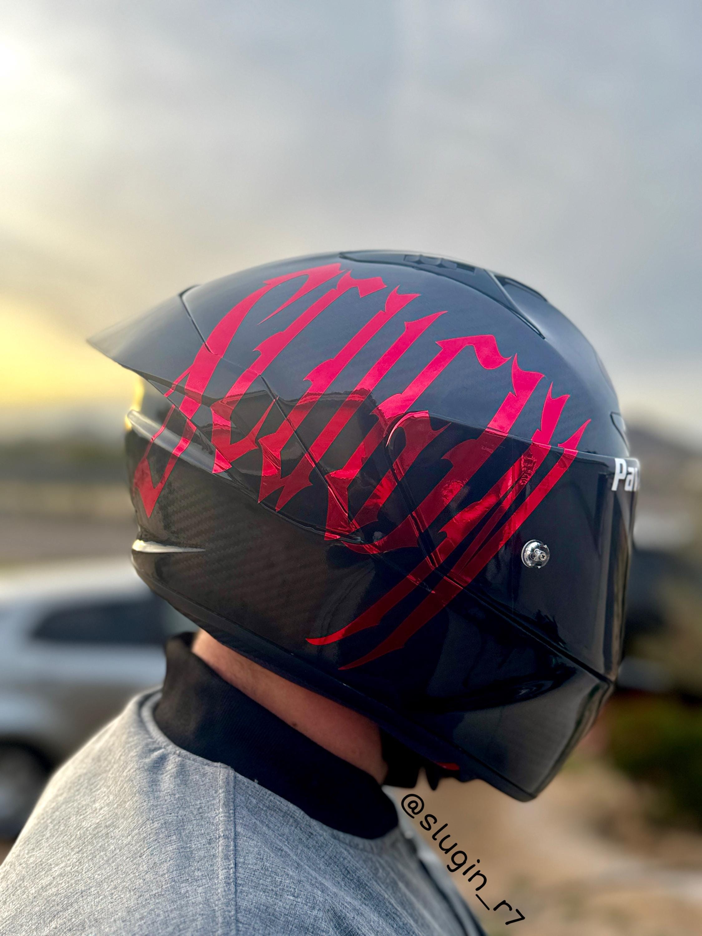 Adesivo Bandiera Spagnola Impermeabile per Moto, Casco