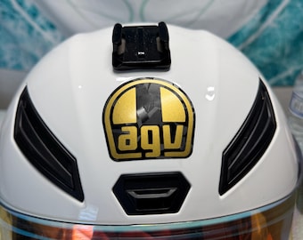 Juego de calcomanías con el logotipo del casco