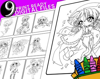 Sexy Character Coloring - Etsy