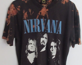 NIRVANA Band | Nevermind | Reverse Dye | vintage stil | Rockmode | grunge |