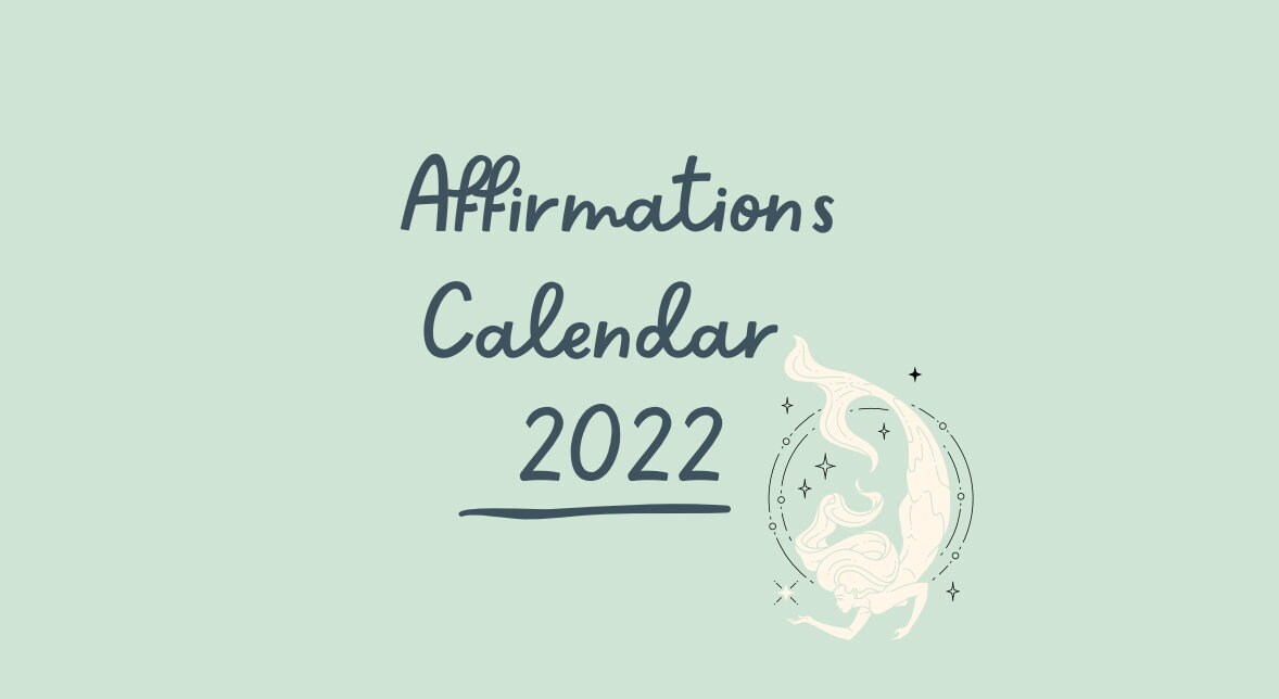 Affirmations Calendar For 2022 | Etsy