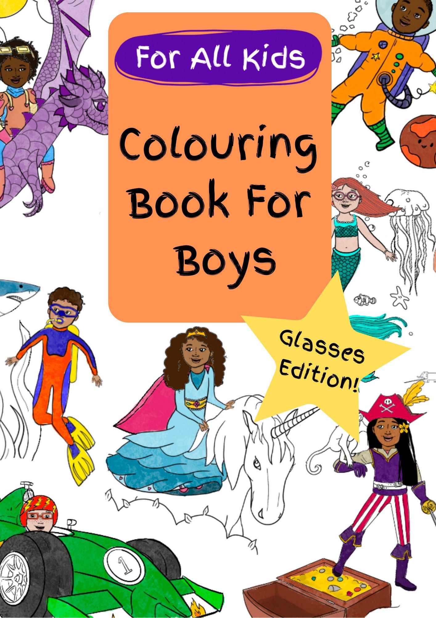 Colouring Books For Children Wonders Of The World: For Ages 8+