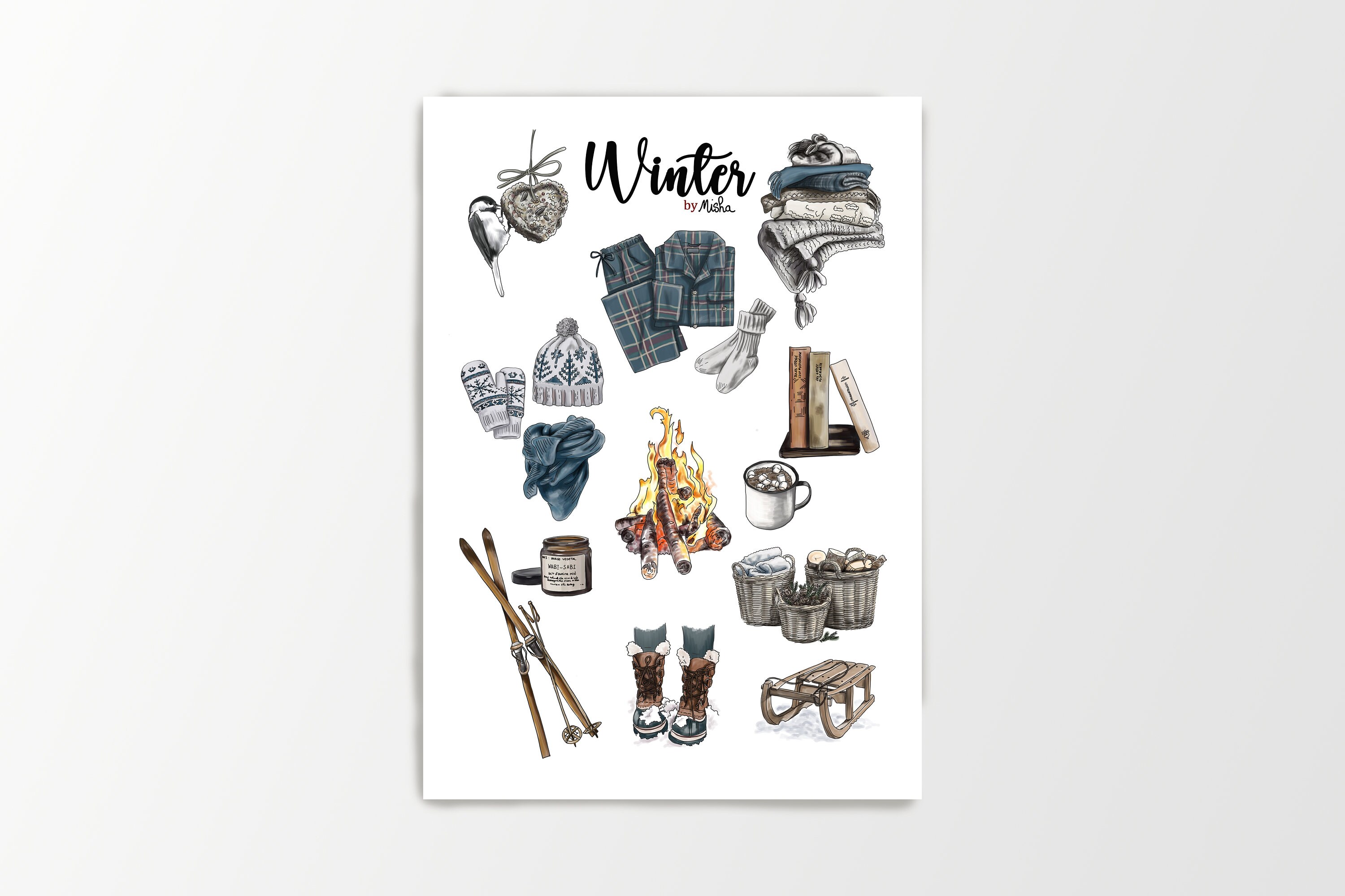 Winter - Affiche A3