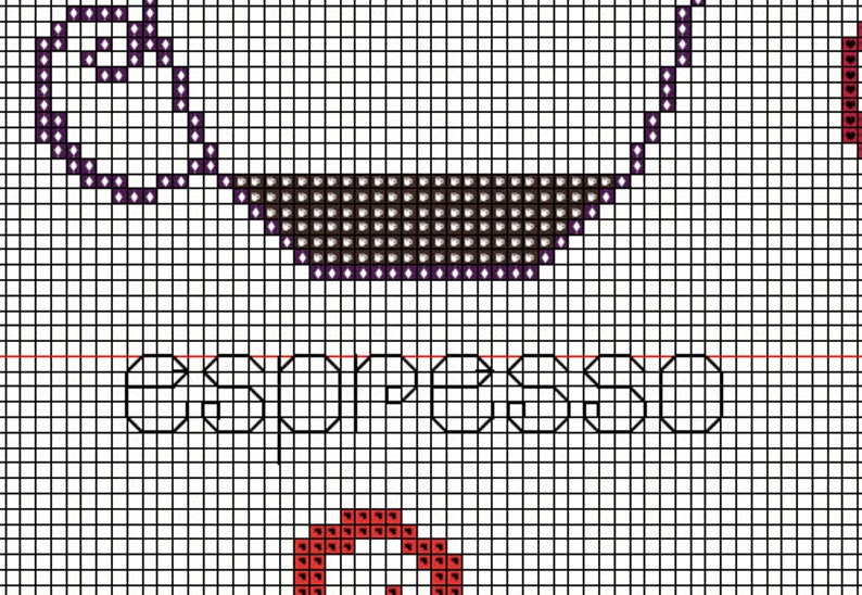 Coffee Cross Stitch Pattern PDF | Instant Download - Etsy