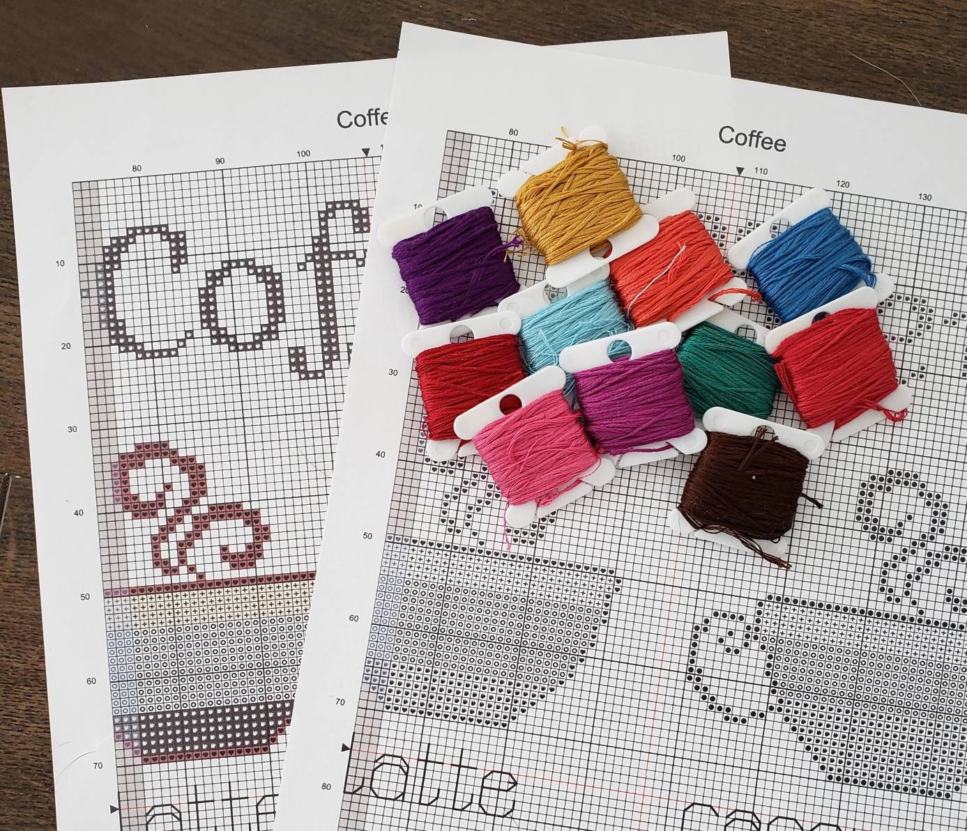 Coffee Cross Stitch Pattern PDF | Instant Download - Etsy