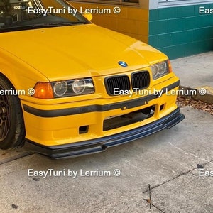ABS Plastic BMW E36 M3 Front Splitter Lip Spoiler, fits sedan, coupe, touring, fits msport or m3 style Bumper