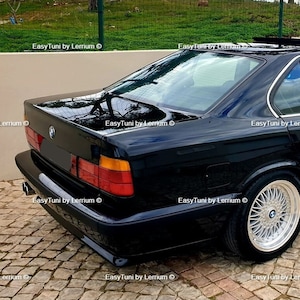 BMW E34 rear splitter mtech spoiler m5 lip for rear bumper, abs plastic, Fits sedan touring