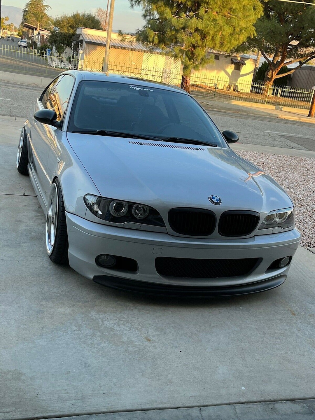 BMW E46 Front Splitter Lip Spoiler MTech II Msport bumper ( fits all