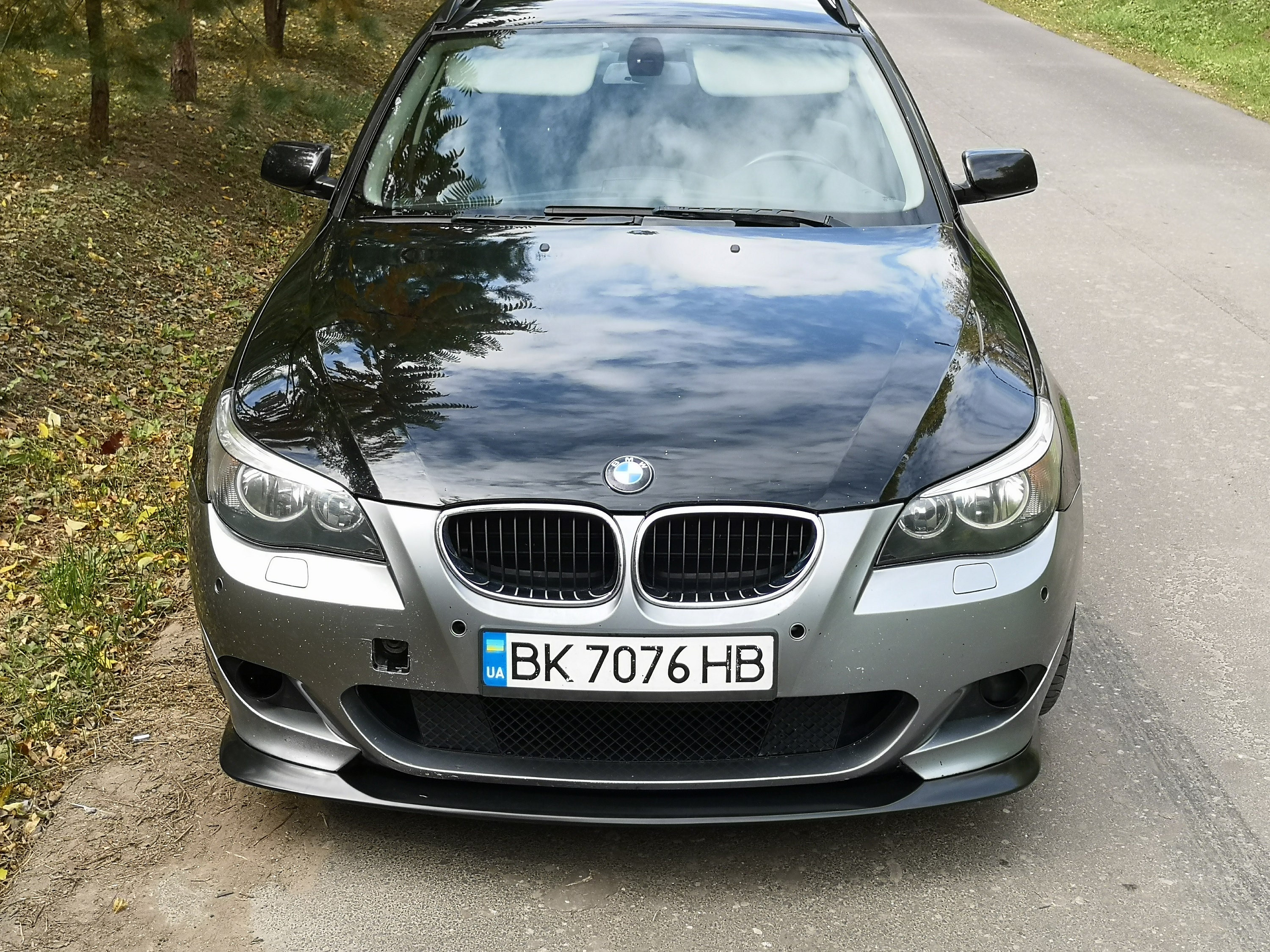 Kühlergrill für BMW 5er E60，Zubehör Sport Frontgrill，Glanz
