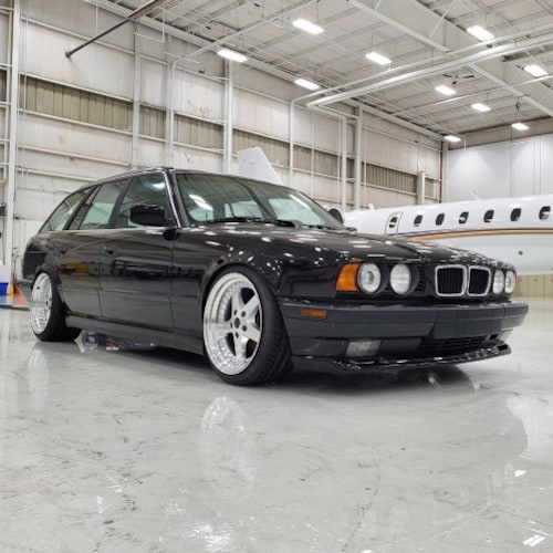 艶消黒！BMW E46 Mスポーツ リップスポイラー PU HM型