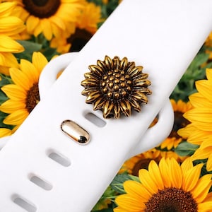 Sunflower Watch Band Charm