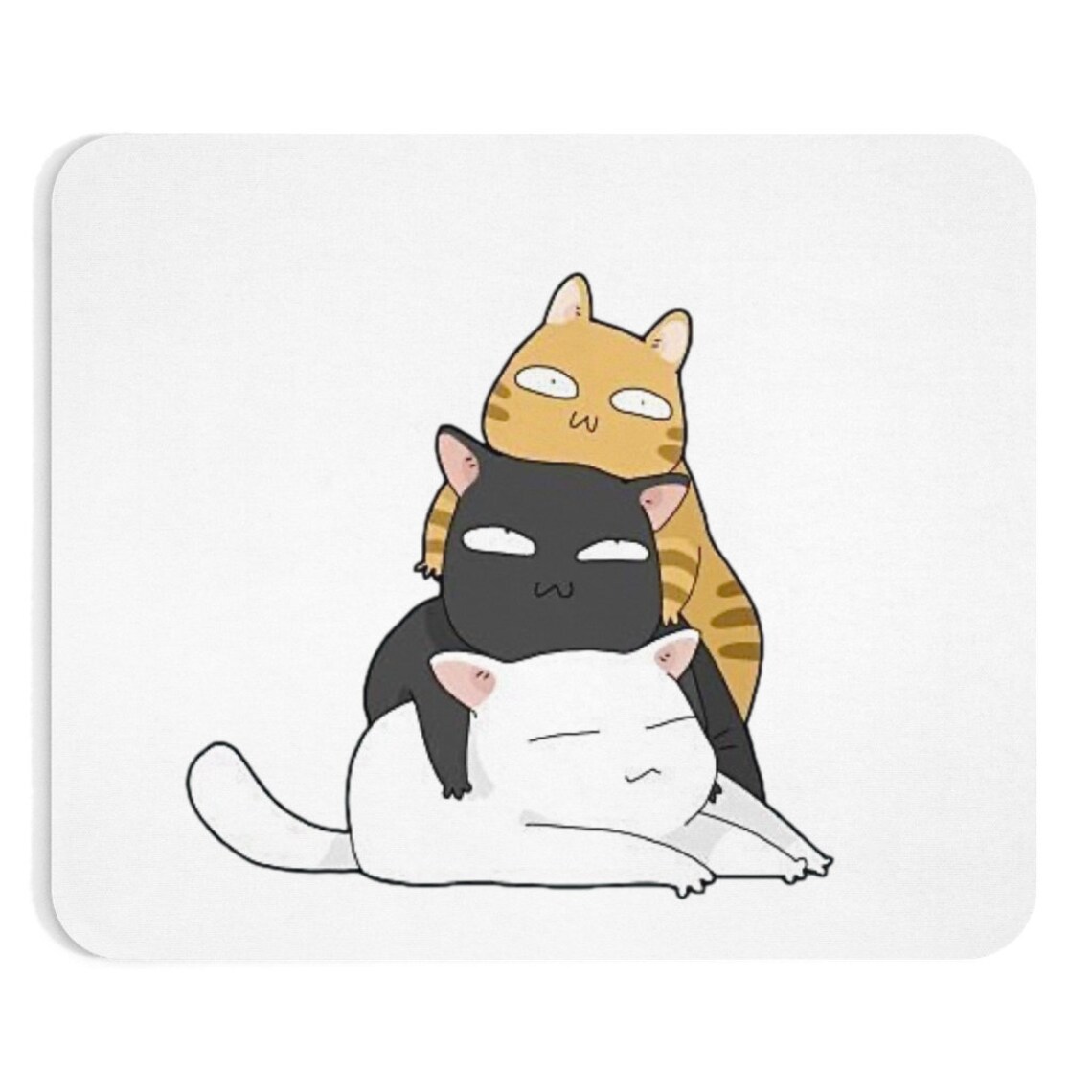 Mousepad Cats Etsy