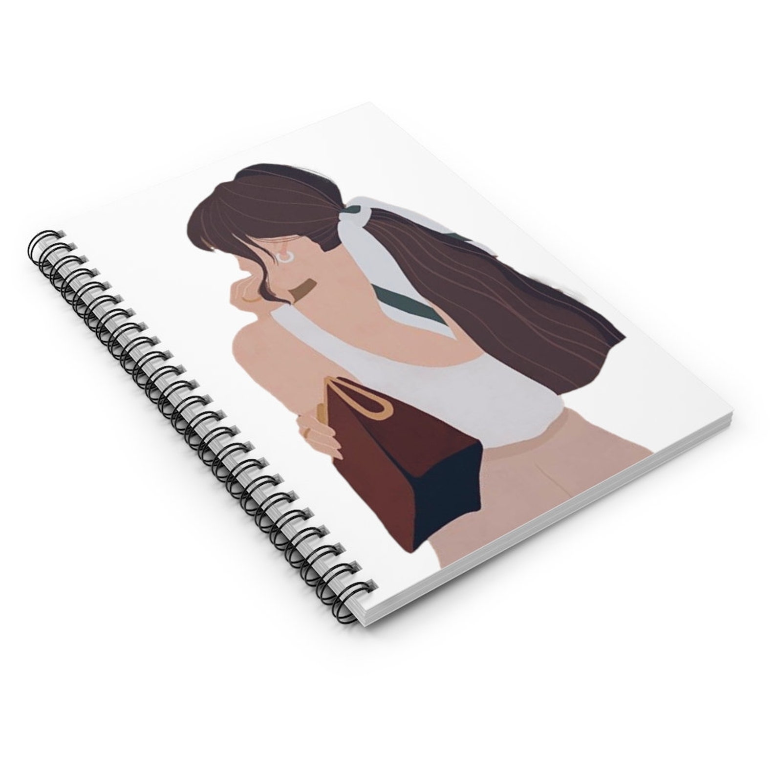 Notebook Girl Etsy