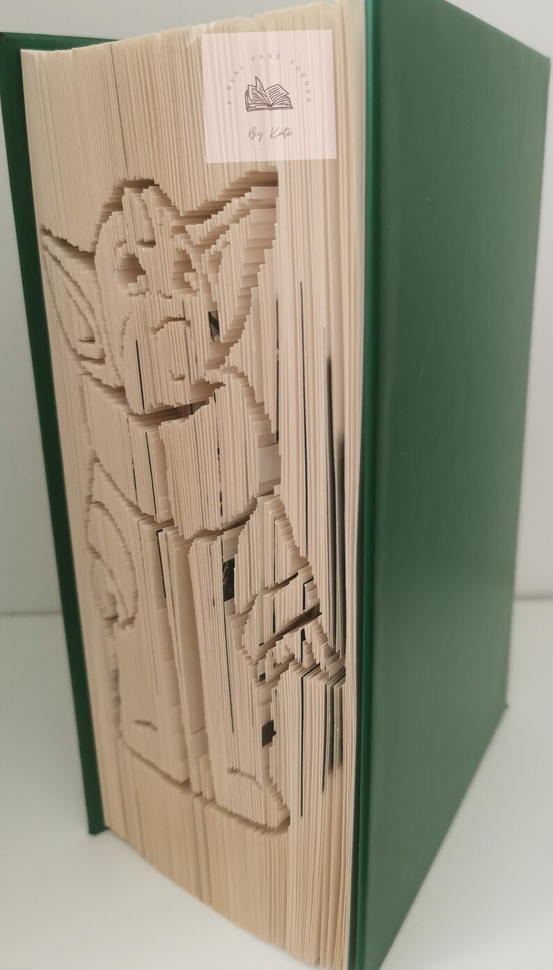 Baby Yoda Book Folding Pattern Star Wars Grogu Mandalorian Baby Yoda Cute Unique Bespoke