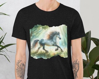 Horse Lovers Shirt, Running Horse Tee for Equestrians, Horse Lovers, Owners and Trainers,Horse Girl Gift, Nature-Inspired Tee, Horse T-Shirt
