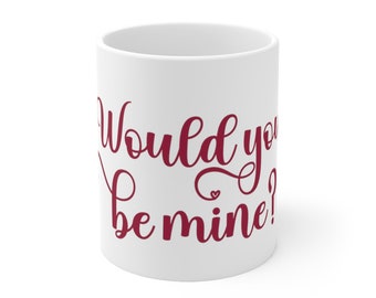 Coffee Mug, Tea Mug, Love Ceramic Mug, Valentine's Day Mug, Romantic Coffee Cup, Unique Gift for Her, Anniversary Present, Coffee lover gift