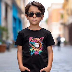 Achtung des Drip Kids T-Shirt: Baseball Graphic Tee, Sommersportkleidung