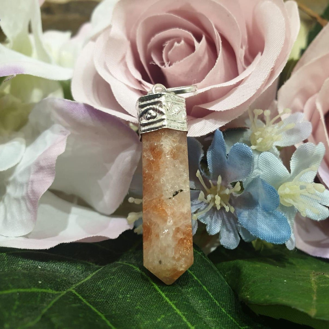 Sunstone Pendant CRYSTAL / Gifts for her / Spiritual Gifts