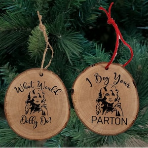 Engraved Dolly Ornament
