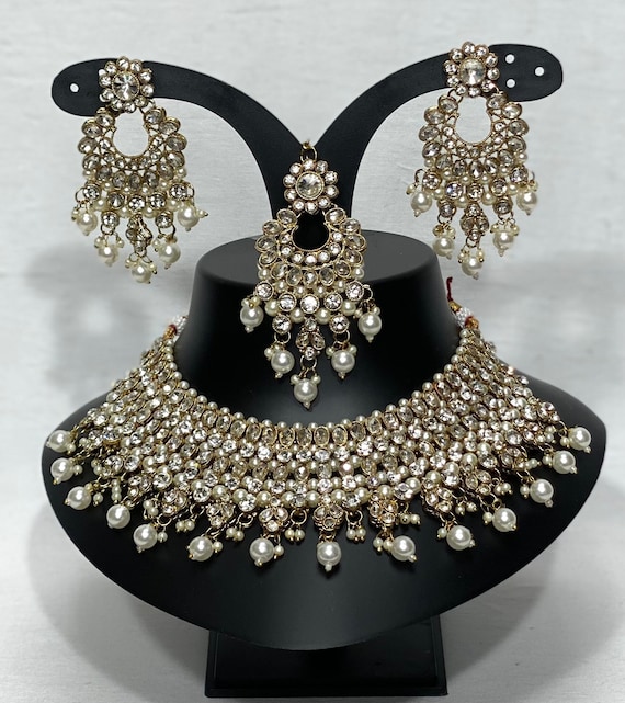 Full bridal jewellery set best sale