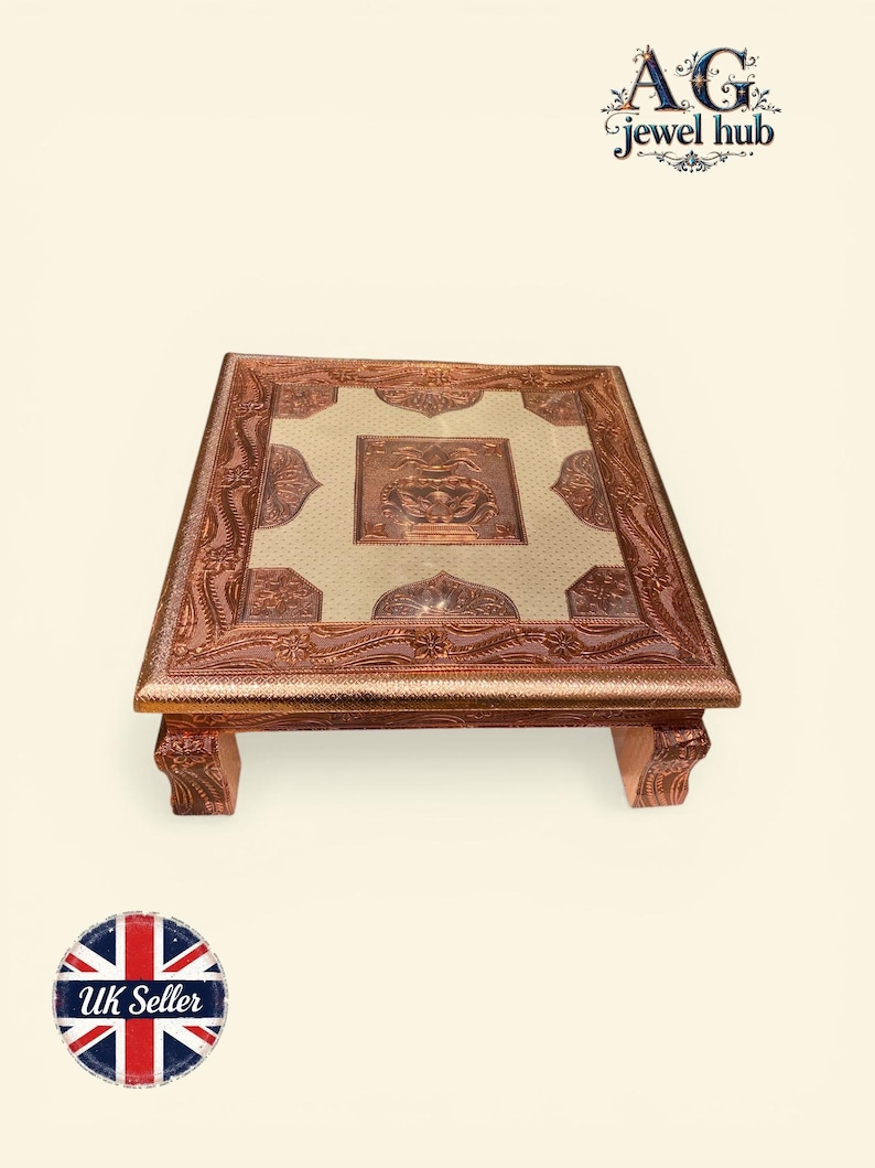 Haldi Stools Asian Wedding Maiyan, Haldi, Mehandi Stool, Murti Stand for Temple ...