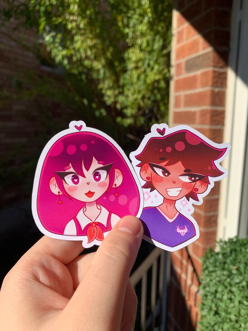 Omori Hero and Mari Stickers 3 Etsy