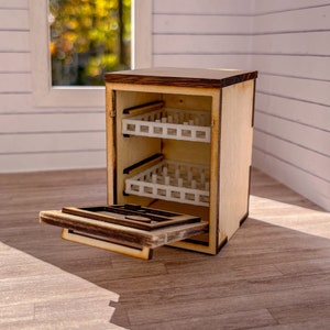 Miniatuurvaatwasser poppenhuis: keukenschaal 1/12, SVG- en STL-bestanden (digitaal bestand)