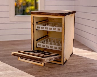 DIGITALE DATEI! Puppenhaus Miniatur Geschirrspülmaschine: 1/12 Scale Küche, SVG und Stl Dateien (Digitale Datei)