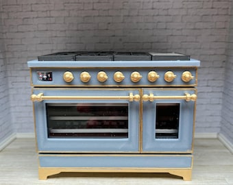 Dollhouse Miniature Kitchen Stove, iLVE Majestic inspired: 1/12 Scale 3D Printed
