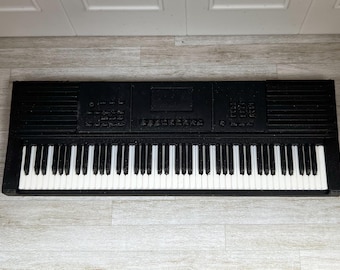 Dollhouse 1/12 scale miniature 3D printed piano keyboard. 3D printed
