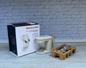 1/12 Miniaturküche Espressomaschine mit Zubehör