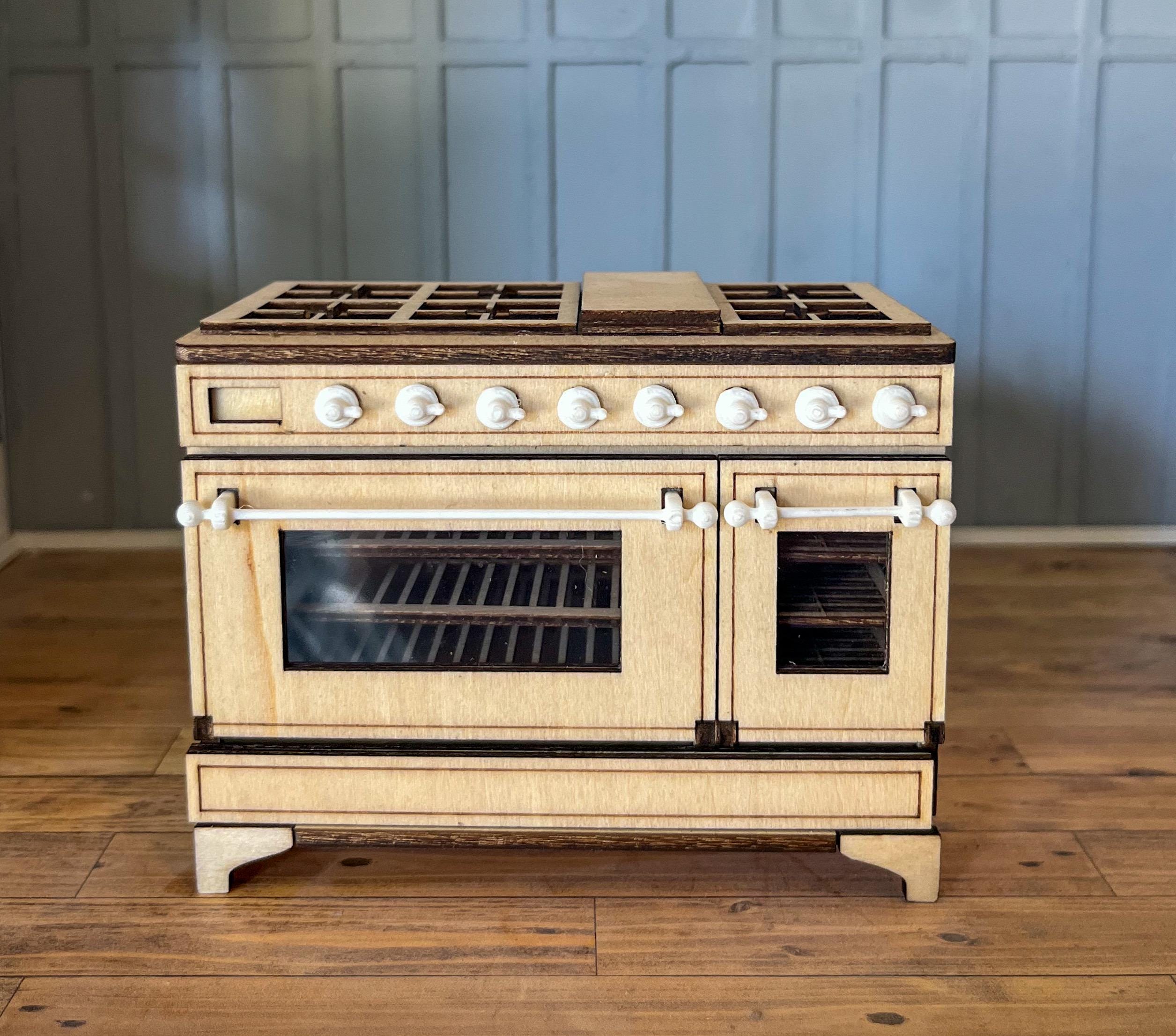 Puppenhaus Küchenherd Set - Realistische Miniaturküche Für Kreatives Spiel