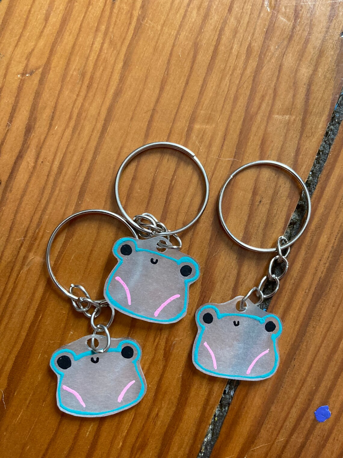 Froggy keychain/cute frog keychain Etsy