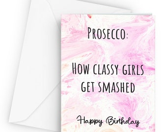 Classy Birthday Card Etsy Classy Birthday Card Etsy