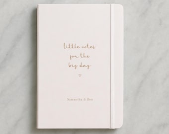 Personalised Engagement Gift - Big Day Wedding Planner Bride To Be Notebook