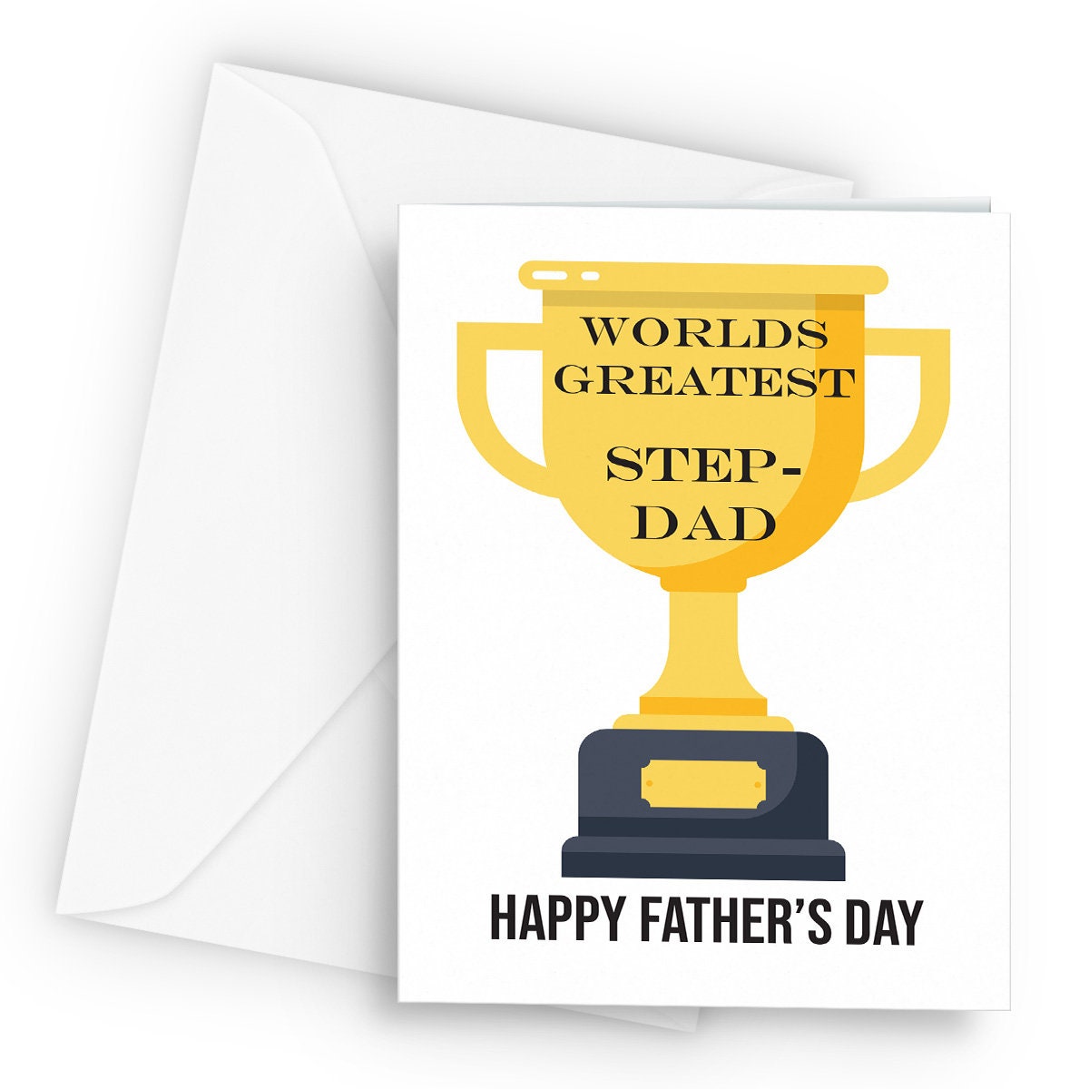 Worlds Greatest StepDad Father's Day Card A5 Greetings Etsy