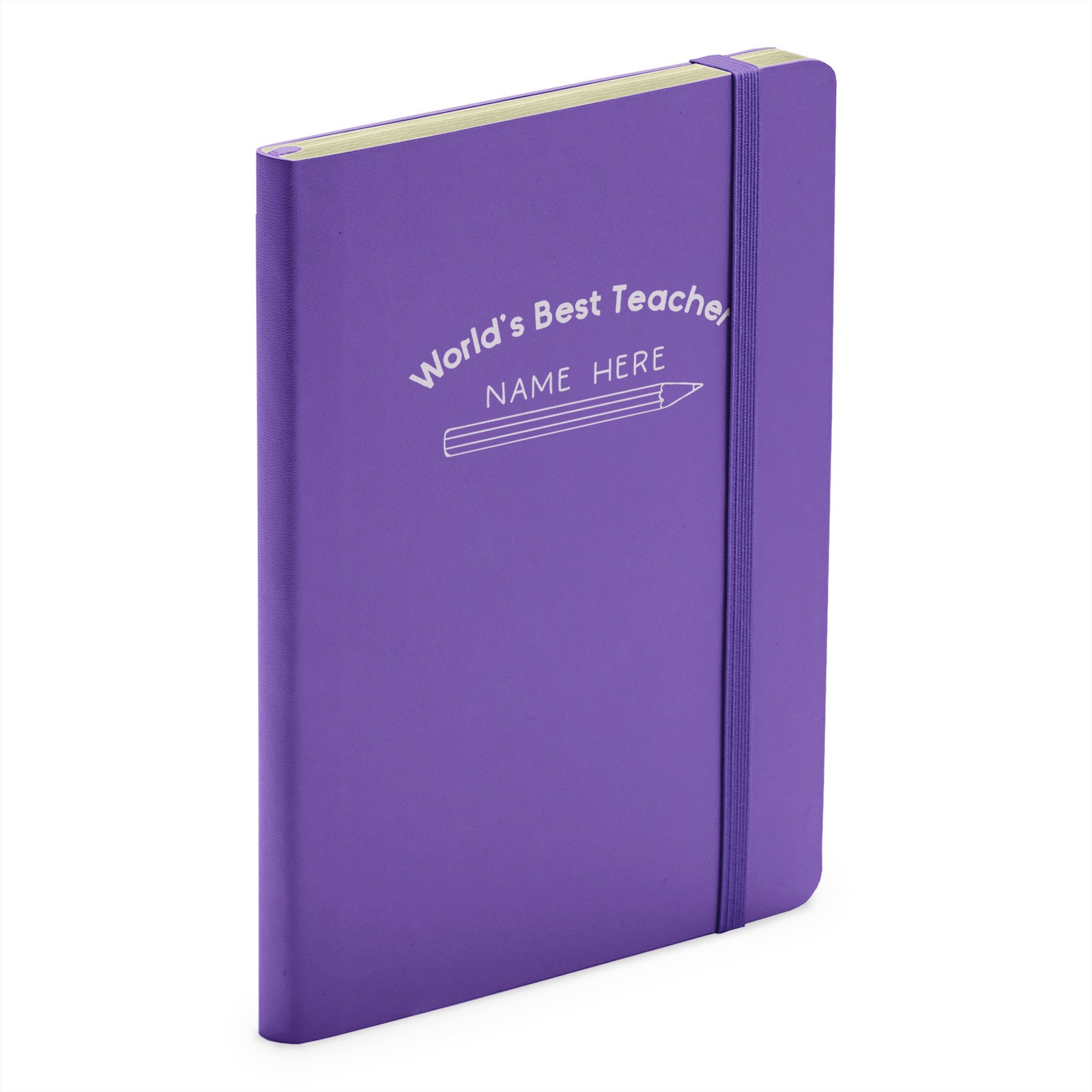 Custom Bullet Journal, A5 Dot Grid Notebook, Light Purple PU Leather Blue  Hardcover, Only US$199/100PCS ITEM NO#10282129