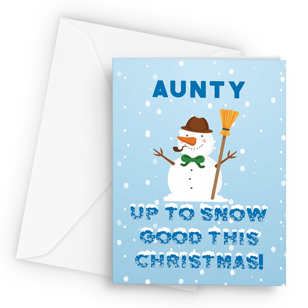 Snow Good Aunty Funny Snowman Pun A5 Greetings Card - Etsy Snow Good Aunty Funny Snowman Pun A5 Greetings Card - Etsy
