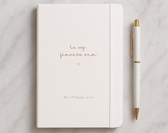 Personalised Engagement Gift - In My Fiancée Era Wedding Planner Bride To Be Notebook
