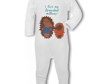 I love my Grandad Millions! - Baby Romper Suit