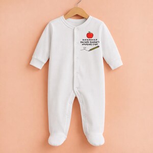 My Mummy Is The Best Teacher's Assistant - Teaching Assistant Baby Grow, TA Maternity, New Baby Gift