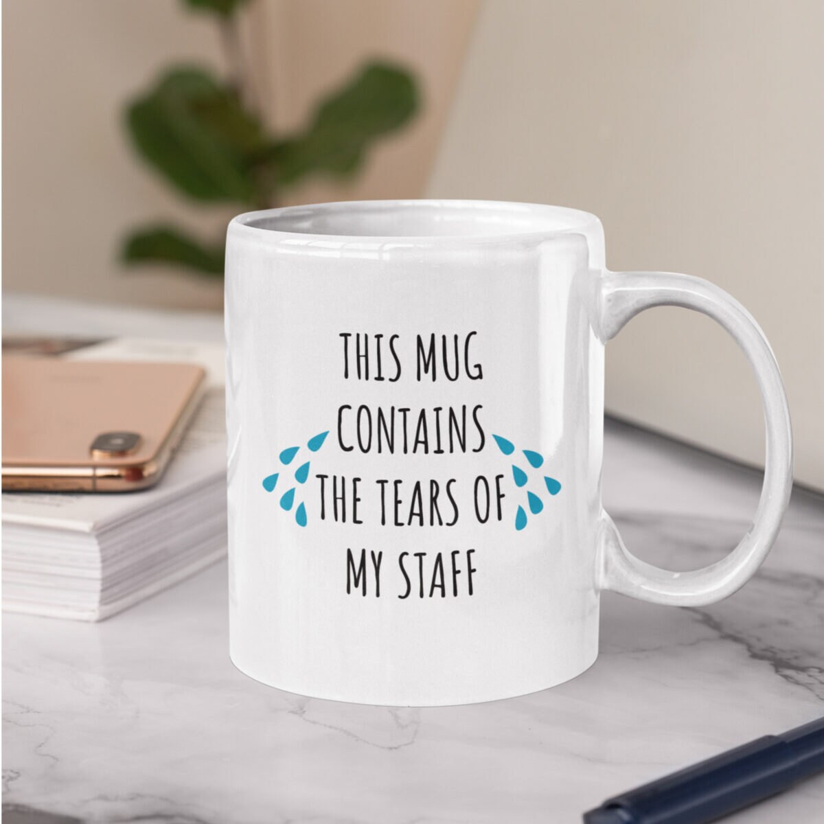 Tears Of My Employees 11oz/315ml White Ceramic Mug