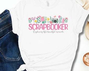 Scrapbooking Shirt for Scrapbooker, Scrapbook Shirt, Crafting Shirt, Craft Lover Gift for Crafter Scrapbooker Shirt, Long Sleeve Tee Shirt