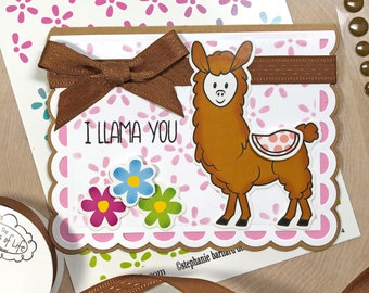 Love Handmade Card, Mother's Day Card, Anniversary Card, I Love You Card, Friendship Card, Just Because Card