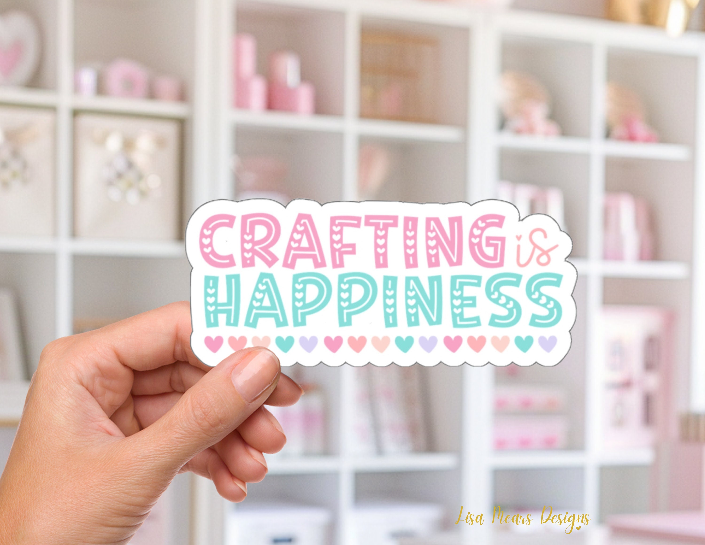 Craft Stickerrs Crafting Sticker Pack, Craft Room Decor, Craft Supplies, Sticker for ...