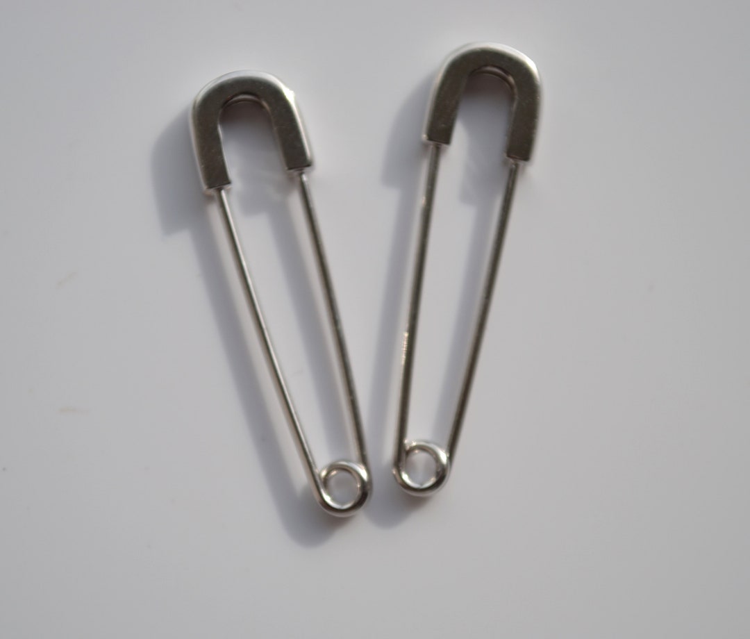 Büroklammer-Ohrringe Aus 925er Silber - 30 Mm, Creolen, Personalisierbar, Geschenkbox