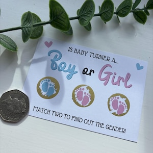 Carte à gratter personnalisée pour révéler le sexe, garçon ou fille, sexe à gratter pour bébé, rose ou bleu, faire-part de grossesse, carte à gratter