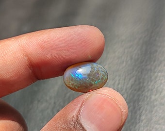 Beautiful fire opal crystal cabochon gemstone, wholesale natural Ethiopian fire opal gemstone